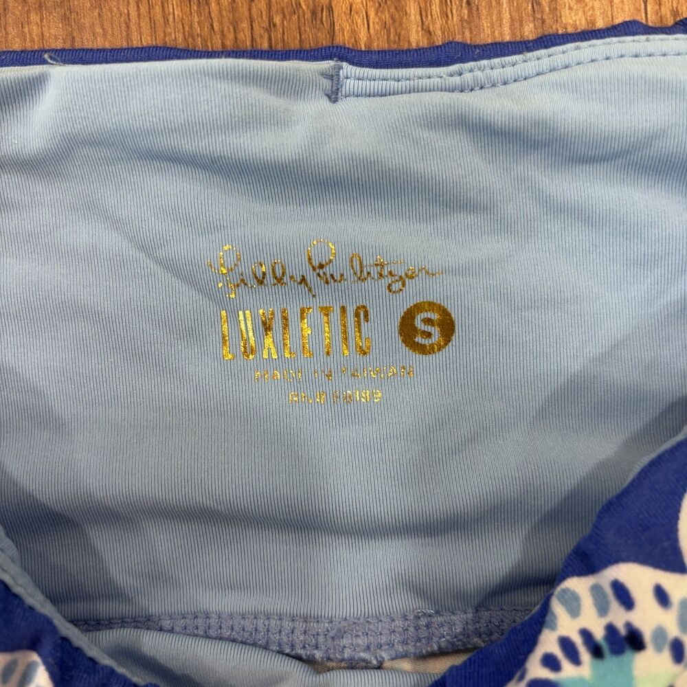 Lilly Pulitzer Weekender High Rise Midi Leggings in High Maintenance Print Small - Picture 3 of 9